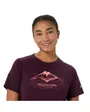 T-shirt Femme FUJITRAIL LOGO SS TOP Bordeaux