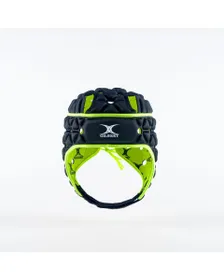 Casque de rugby Unisexe AIR Noir et vert