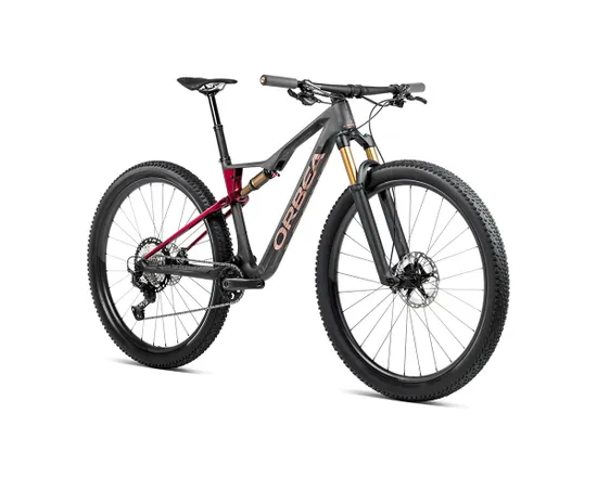 VTT tout suspendu Unisexe OIZ M-PRO Diamant/Rouge Cerise