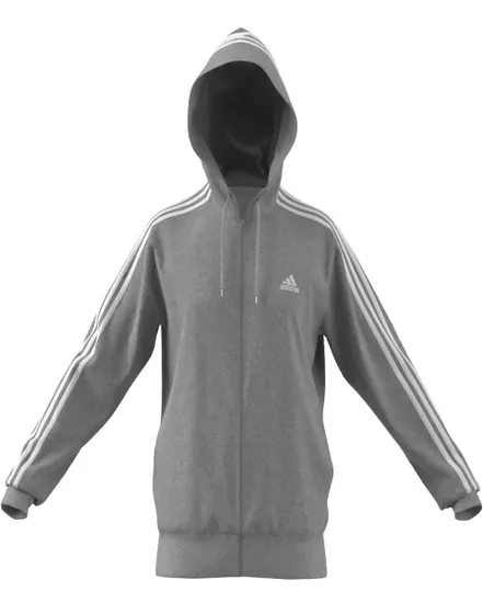 Sweat a capuche manches longues Homme M 3S FT FZ HD Gris