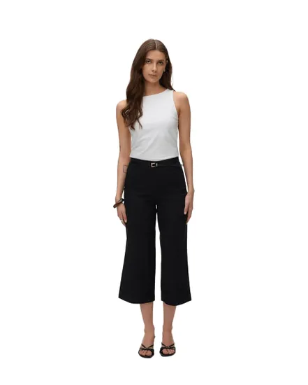 Pantalon Culotte Femme VMELMA HW Wide Belt Pant
