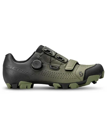 Chaussures VTT Homme MTB TEAM BOA® Vert Sapin/Noir