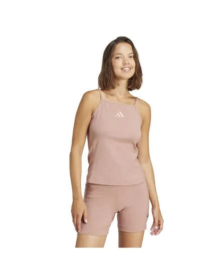 Débardeur Femme W RIB TOP Rose