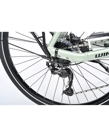 Vélo électrique urbain Unisexe TRIA X9 WAVE Vert