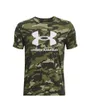 T-shirt Enfant UA SPORSTYLE LOGO AOP SS Vert