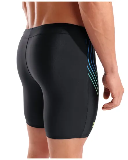 Short de bain Homme MEN S SWIM MID JAMMER GRAPHIC Noir