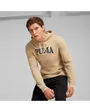 Sweat à capuche Homme M SQUAD HDY TR Beige