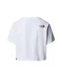 T-shirt Femme W SIMPLE DOME CROPPED SLIM TEE Blanc