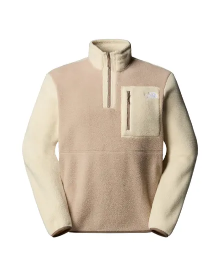Polaire col zip Homme M YUMIORI 1/4 ZIP Beige