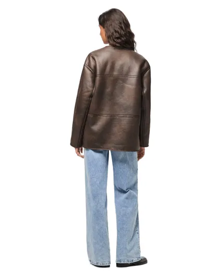 Veste Femme Réversible Teddy Similicuir
