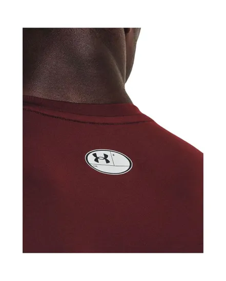T-shirt manches courtes Homme UA HG ARMOUR FITTED SS Bordeaux