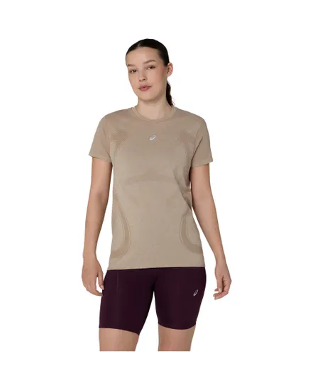 T-shirt Femme ROAD SEAMLESS SS TOP Beige