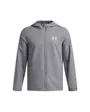 Veste à capuche Enfant UA B RIVAL WVN JACKET Gris