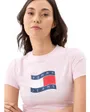 T-Shirt Femme TJW Slim Wavy Flag Tee