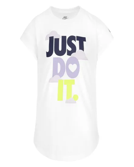 Tee-shirt Fille SWEET SWOOSH JDI TEE Blanc