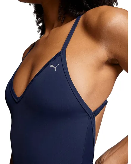 Maillot De Bain Femme Puma Vneck Padded Swimsuit
