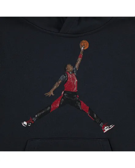 Sweat à capuche Enfant plus agé JDB JORDAN SKETCH PO Noir