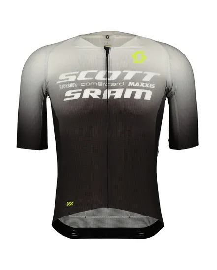 Maillot manches courtes Homme RC SCOTT-SRAM AERO Noir/Blanc