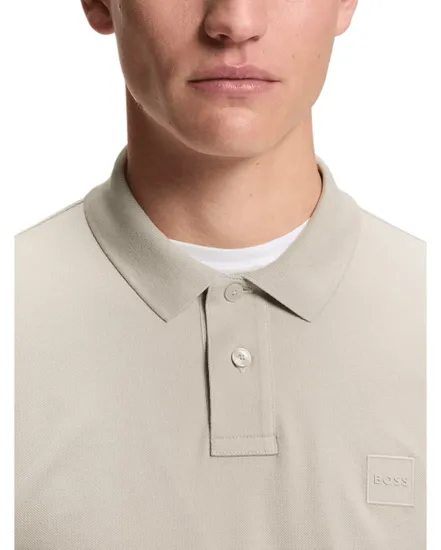 Polo manches longues Homme PASSERBY Gris Clair
