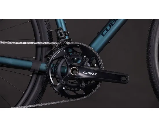 Vélo de gravel NUROAD RACE Vert Royal/Noir