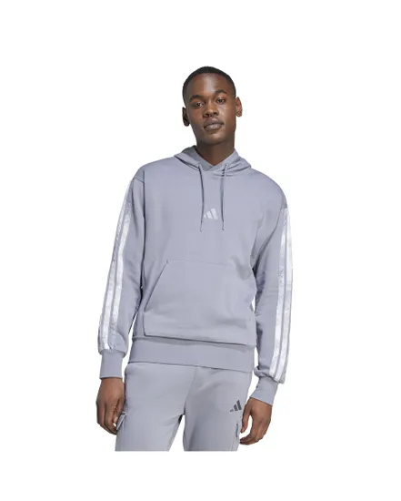 Sweat à capuche Homme M SEA AOP HD Gris