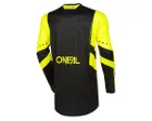 Maillot manches longues Homme ELEMENT RACEWEAR Noir/Jaune Fluo