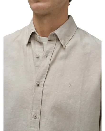 Chemise Homme Coton Lin Regular Fit