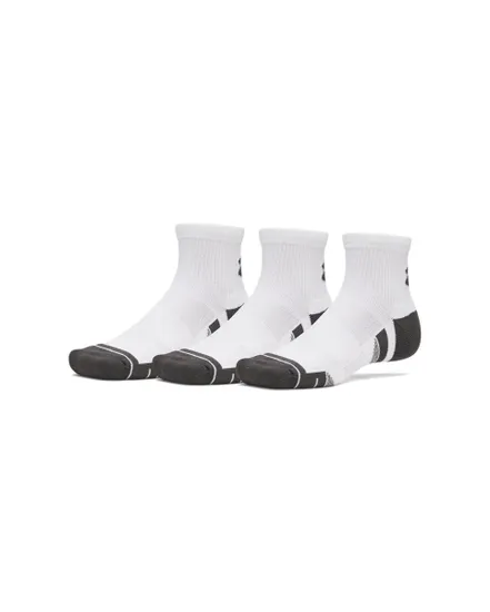 Lot de 3 paires de chaussettes Unisexe NEW UA PERF TECH 3PK QTR Blanc