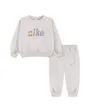 Ensemble de survetement Jeune enfant NKN E1D1 GFX FT CREW SET Gris