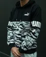 Sweatshirt à capuche manches longues Homme FD PP CAMO HDY TR Noir