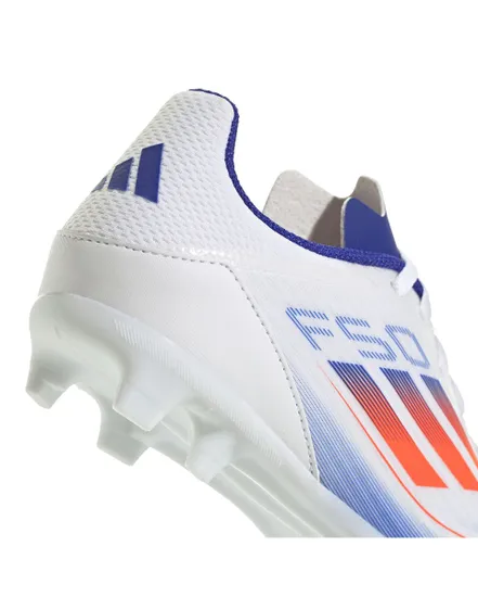 Crampons de football Enfant F50 LEAGUE FG/MG J Blanc