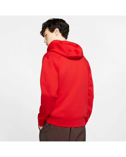 Sweatshirt homme M NSW CLUB HOODIE FZ BB Rouge