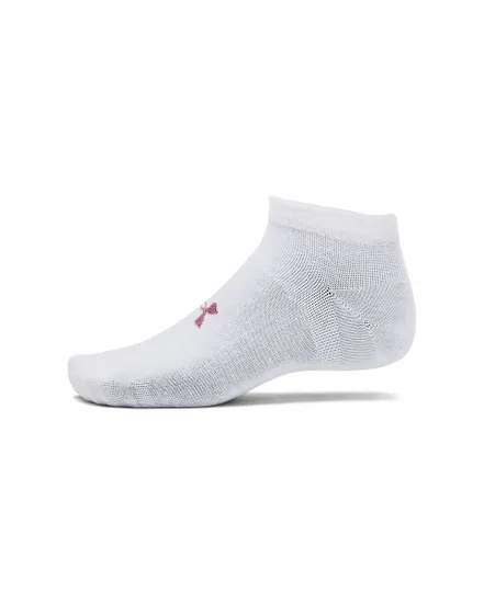 Socquettes Unisexe UA ESSENTIAL LOW CUT 3PK Blanc