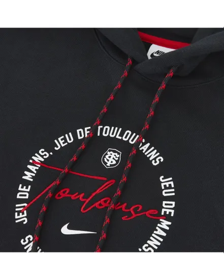 Sweatshirt Homme STADE TOULOUSAIN UNISEX HOODIE PO FT Noir