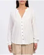 Chemise manches longues Femme Blanc