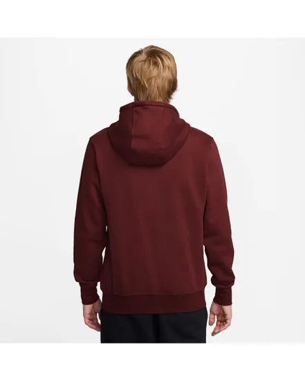 Sweat zip à capuche Homme M NK CLUB BB FZ HOODIE Bordeaux