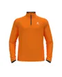 Haut col zip Homme MID LAYER 1/2 ZIP ESSENTIAL THERMAL Orange