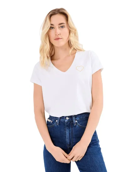 T-shirt Fille Billy Coeurs Paillettes