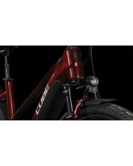 Vélo électrique trekking Femme TOURING HYBRID EXC 625 Rouge