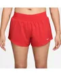 Short de fitness Femme W NK ONE DF MR 3IN BR SHORT Rouge