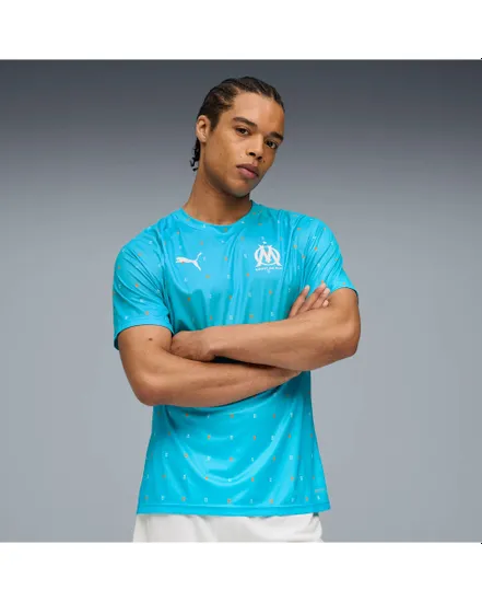Maillot de football Homme OM WARM UP JERSEY Bleu