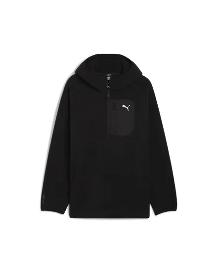 Sweat à capuche Homme PUMATECH HALF ZIP HO Noir