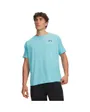 T-shirt Homme UA TECH TEXTURED SS Bleu