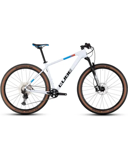 VTT semi rigide Unisexe REACTION C:62 PRO Blanc/Bleu/Rouge