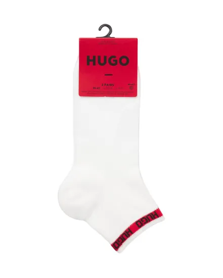 Lot de 2 paires de chaussettes Homme 2P SH TAPE CC Blanc