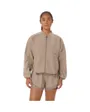 Veste à capuche Femme NAGINO RUN ADJUSTABLE JACKET Beige