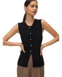 Gilet Femme Vmsaba Sl O Neck Bouton