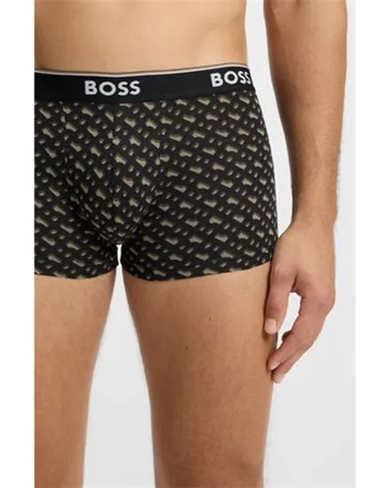 Lot de 3 boxers Homme TRUNK 3P POWER DESIG Brun Clair