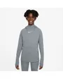 Sweat a capuche manches longues Enfant K NK DF ACD HDIE PO FP HT Gris