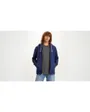 Sweat a capuche manches longues Homme NEW ORIGINAL ZIP UP Bleu